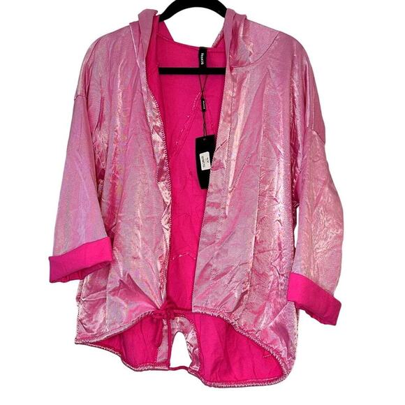 Venti6 – Shine Like a Star Italian Moto Jacket – Fuchsia – XS - Picture 5 of 6